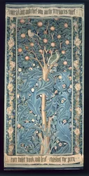 The Woodpecker Tapestry, designed by William Morris (detail)